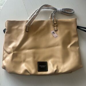 Victoria's Secret Beige Tote Bag